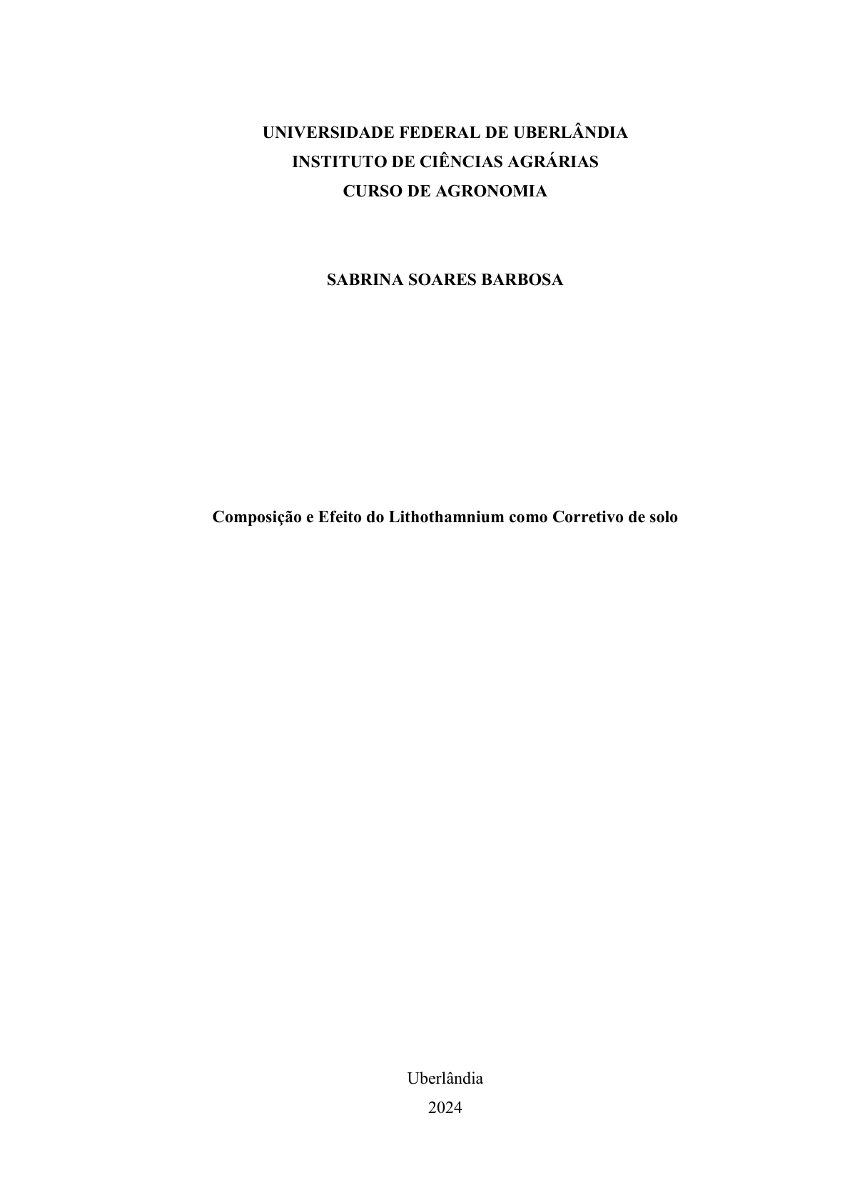 Capa do Artigo
