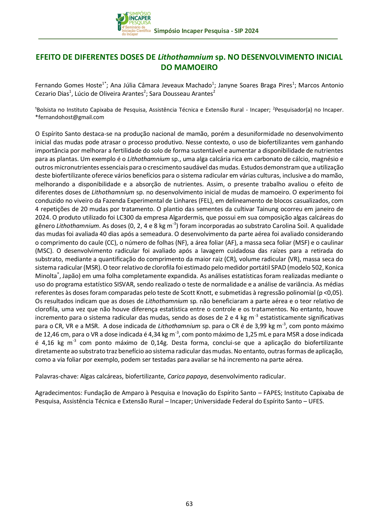Capa do Artigo
